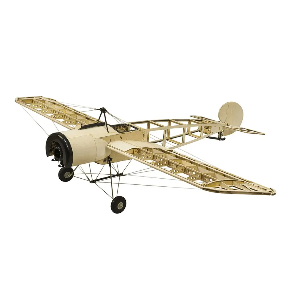 EP Fokker-E Balsa деревянный тренировочный самолет 1,2 м размах крыльев биплан радиоуправляемый самолет вертолет модель игрушки DIY комплект/PNP для детей