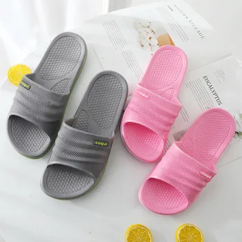 

Summer Men Slippers Casual Black and White Shoes Non-slip Slides Bathroom Sandals Soft Sole Flip Flops Y9Y090A38