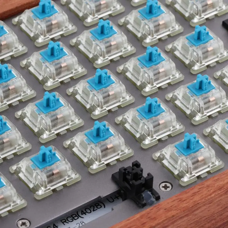 1 комплект портативная GK64 Механическая игровая клавиатура оптический Вишневый переключатель RGB светодиодный с подсветкой Проводная клавиатура термосублимационная клавиша