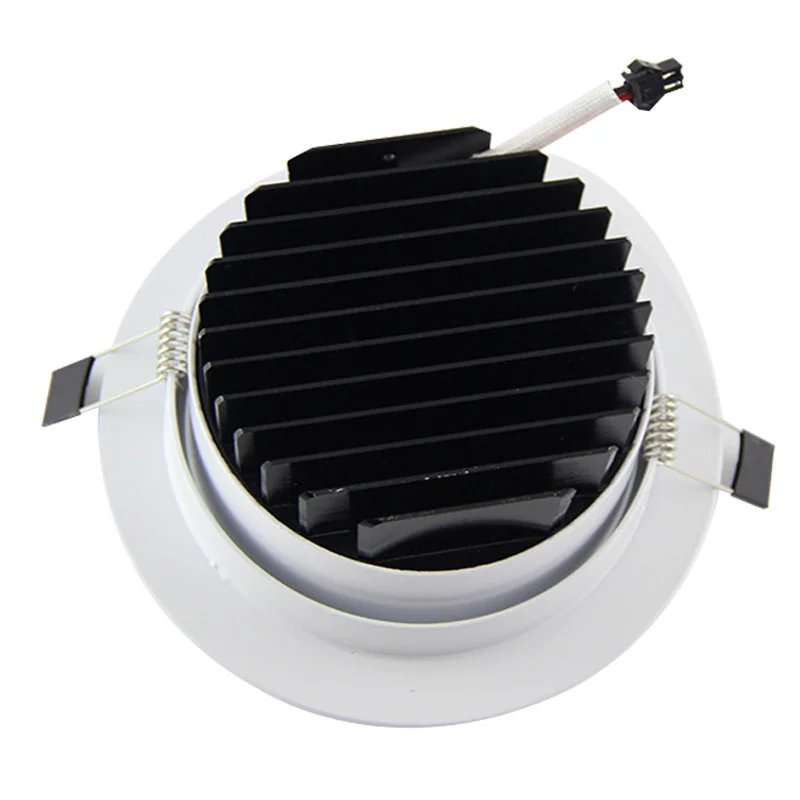 Dimmable Recessed LED Downlights 5W 7W 9W 12W 15W18W COB LED Ceiling Spot Lights AC85~265V LED Background Lamps Indoor Lighting