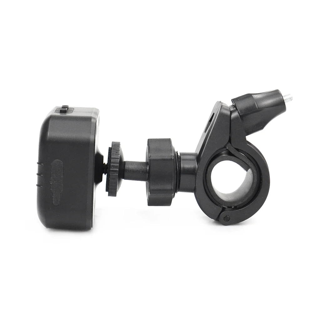 Tyre Temperature Monitoring Alarm System with 2 External Sensors USB Solar Charging Motorcycle TPMS Motor Tire Pressure