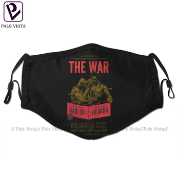 

Fight Mouth Face Mask Hagler Vs Hearns Boxing Facial Mask Funny Kawai with 2 Filters for Adult