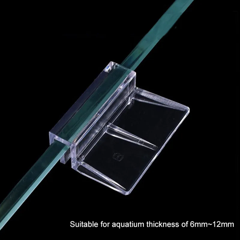 

6/8/10/12mm Plastic Aquarium Fish Tank Acrylic Clips Glass Cover Support Holders Accessories for Aquarium Filter Lamp Stand