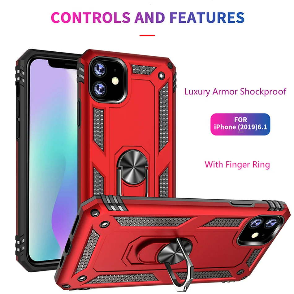 Новый Магнитный чехол для телефона iPhone 11 Pro Max роскошный противоударный