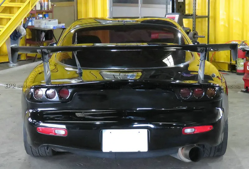 Для Mazda RX7 FD3S RE GT2 углеродного волокна GT спойлер заднего крыла отделка