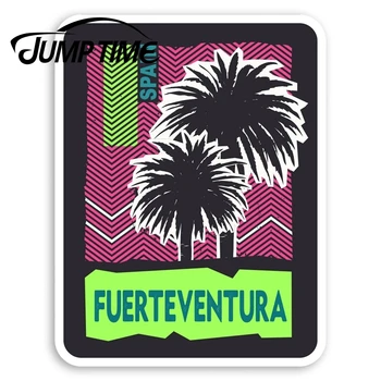 

Jump Time Fuerteventura Spain Vinyl Stickers - Travel Sticker LuggageDecal Car Window Bumper Car Accessories