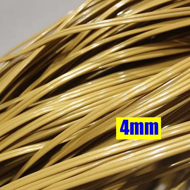 82 Types 10 Meters PE Flat Round Synthetic Rattan Material DIY Weaving Rope Knit Repair Furniture Bed Sofa Chair Table Basket 22