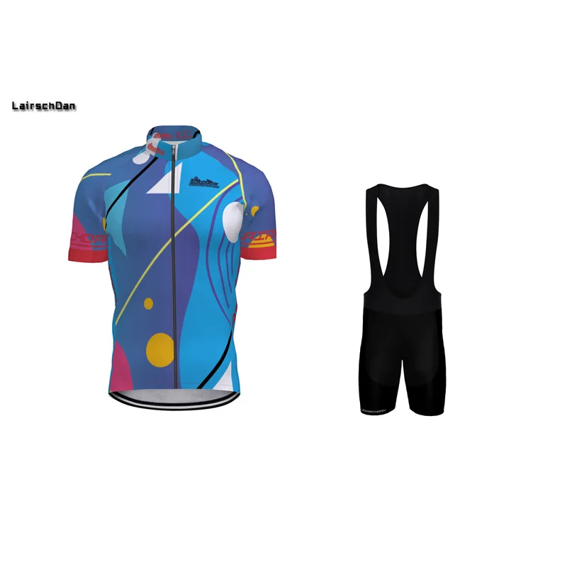 SPTGRVO LairschDan Лето Велоспорт Джерси велосипедный комплект ropa mtb гоночный велосипед одежда дышащая одежда Майо кулот одежда - Цвет: 09