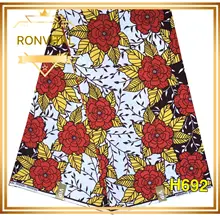 H692 VIP воск ronvital Африканский воск высокого качества хлопок Печатный Материал DIY ткани 6 ярдов/партия