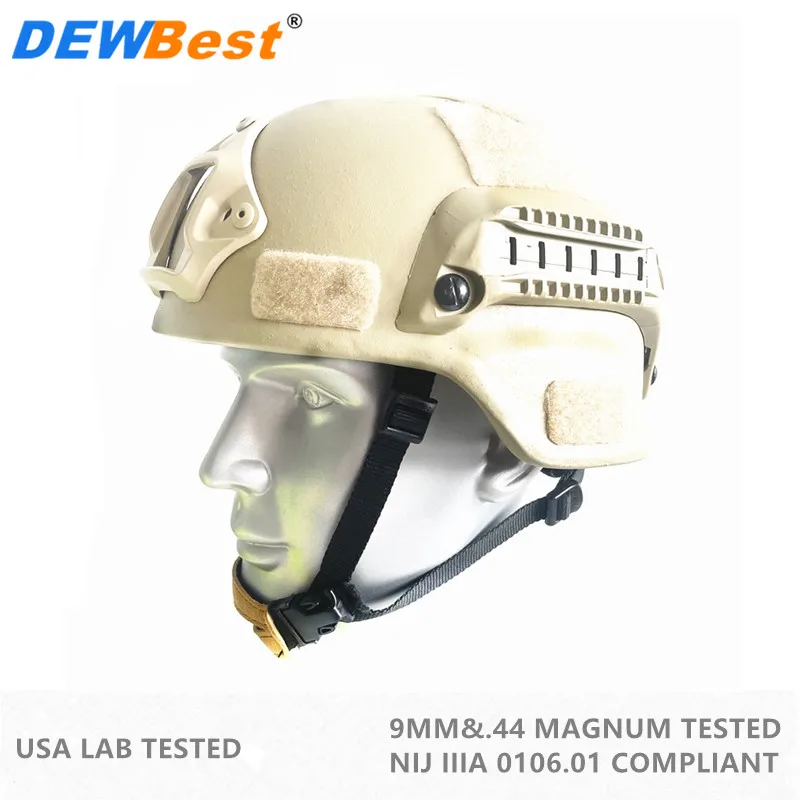 Пуленепробиваемый шлем DEWBest aramid NIJ 3A пуленепробиваемый | Безопасность и защита