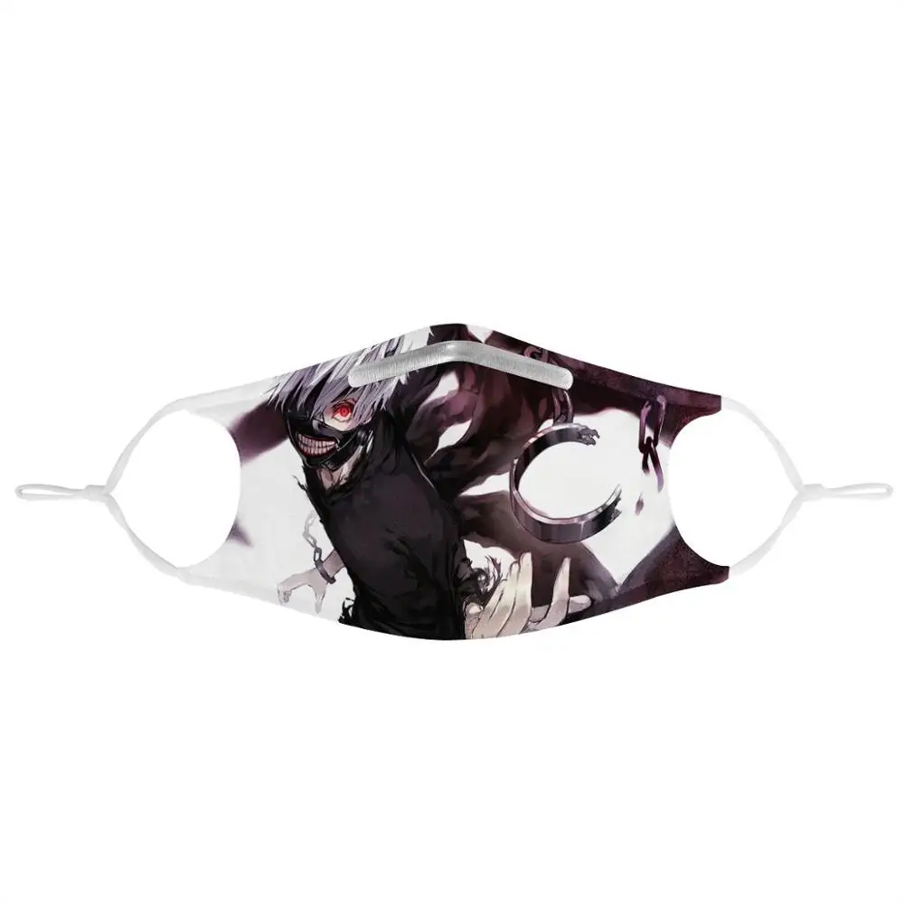 

Anime Reusable Mouth Face Cover Comfortable Anti-Dust Anti-saliva Anti Infection Anti-droplets Splash-proof Windproof
