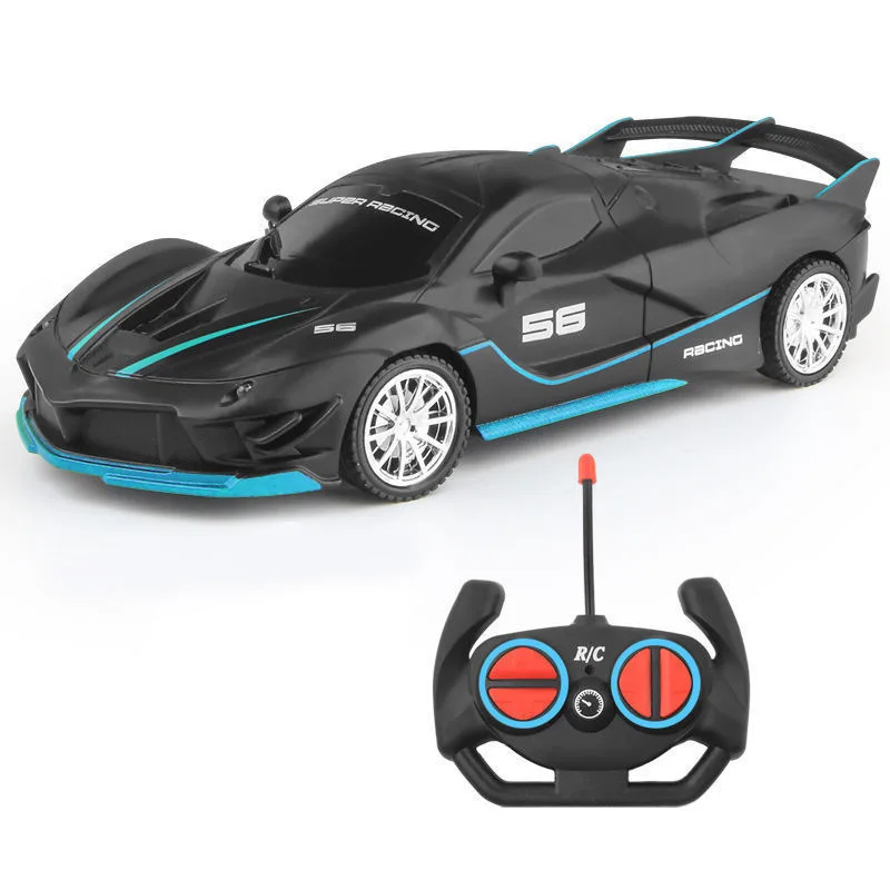 1:16 4 Channels RC car With Led Light 2.4G Radio Remote Control Cars Sports Car High-speed Drift Car Boys Toys For Children 30M 5