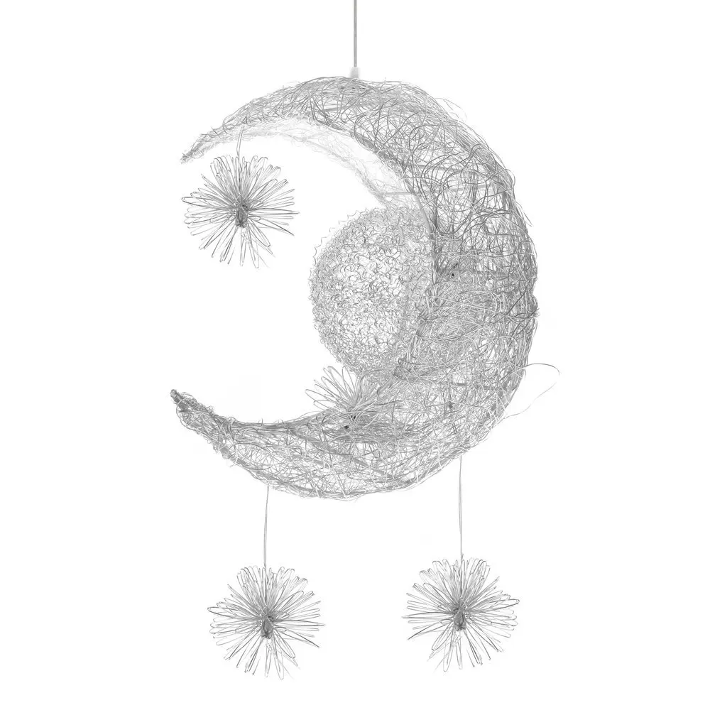 

Moon creative personality chandelier Post-modern restaurant bar bedroom warm Nordic chandeliers children's room lamp