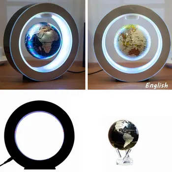 

Energy Electric LED 4 Inch Power Magnetic Levitation Earth Lamps Lights Sphere UK Novelty Ball Light Christmas World Map Lights