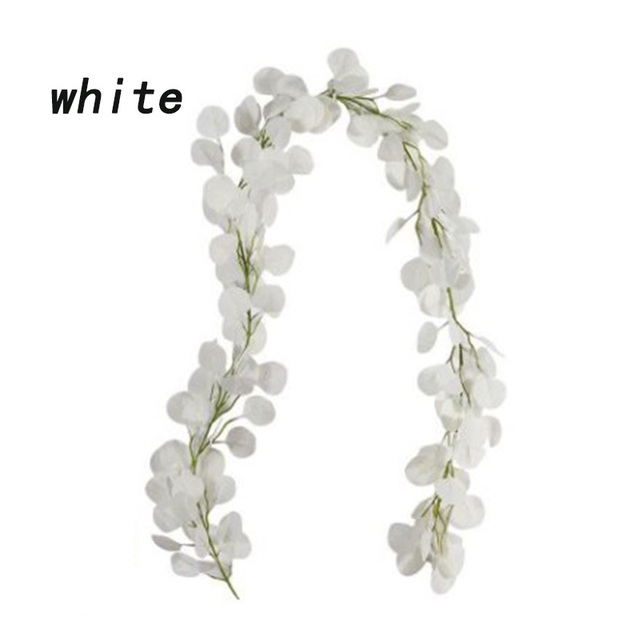 Tree Leaves Ivy Vine Home Wedding Decoration Silk Artificial Flowers Arrangment Tree Plant Bouquet Faux Foliage