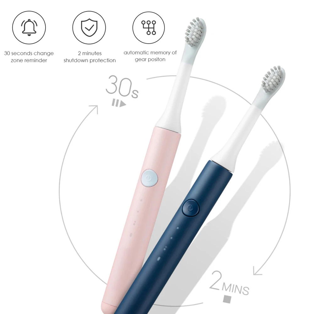xiaomi Зубная щетка Sonic Wave электрическая зубная для головки зубной щетки