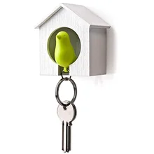 

1Pcs Creative Bird House Key Holder Mini Bird Nest KeyChain Anti-lost Key Holder For Household Decorations