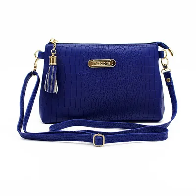 Mara мечта новая однотонная, маленькая сумка на молнии дикая сумка через плечо, сумка на плечо, Маленькая женская сумка с квадратным дном - Цвет: Froyal blue
