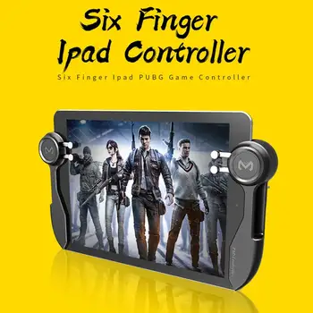 

1 Pair Mobile Game Controller For PUBG Mobile Controller 6Keys Trigger For IOS/Android Phones High Sensitivity Without Delay