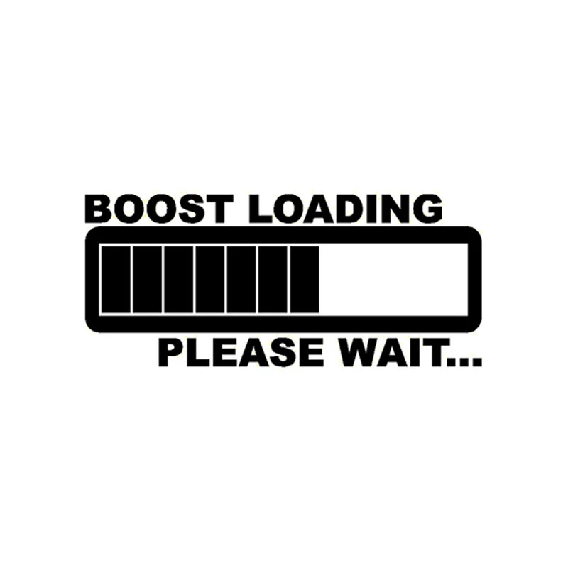 

Personality BOOST LOADING Motorcycle Car Stickers Decoration Car Styling Vinyl Decal Accessories PVC 18cm X 8cm