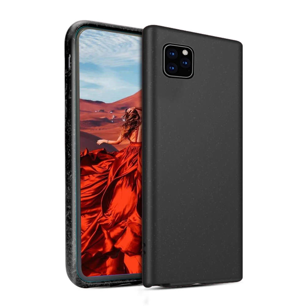 

For iPhone 11 11 Pro 11 Pro Max 2019 Case Silicone Wheat Straw Dots Slim Matte Soft TPU Cover For iPhone 11 XI Case Shockproof