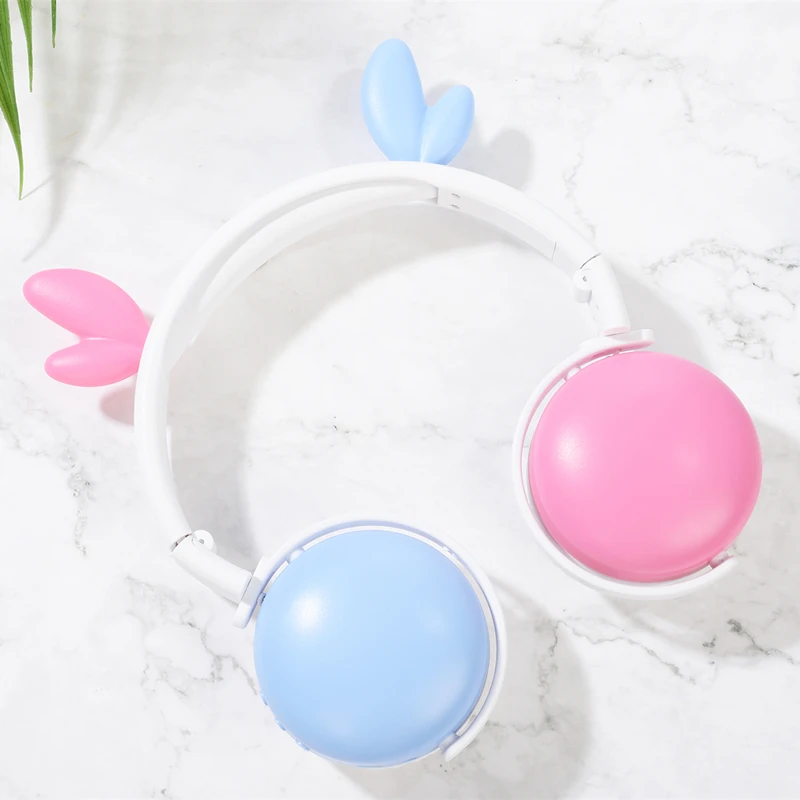 Новое поступление, наушники с кошачьими ушками, Bluetooth 5,0, для молодых людей, детская гарнитура с микрофоном, поддержка 3,5 мм, разъем в подарок для детей