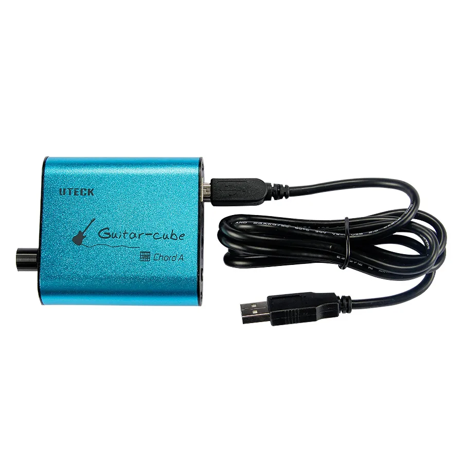 Uteck гитарный куб ASIO аккорд USB аудио интерфейс подходит для мягкой гитары Rig JAMVOX