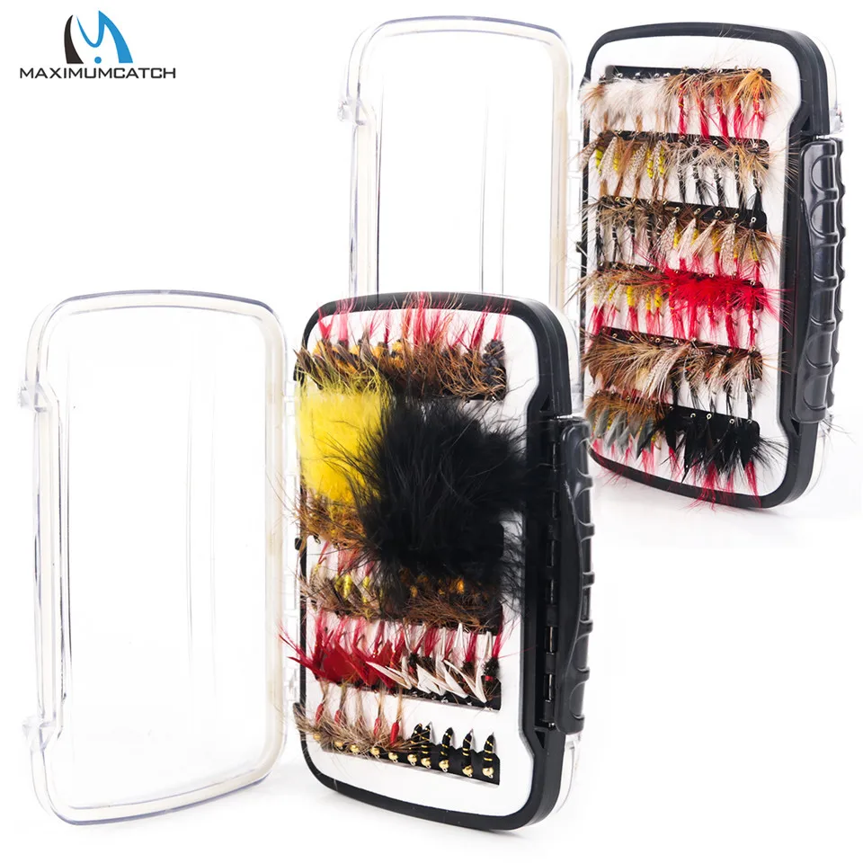 Maximumcatch 120Pc Fly Fishing Mosche Set #2-#14 Streamer Dry Ninfa Trout Wet Fly Mosche