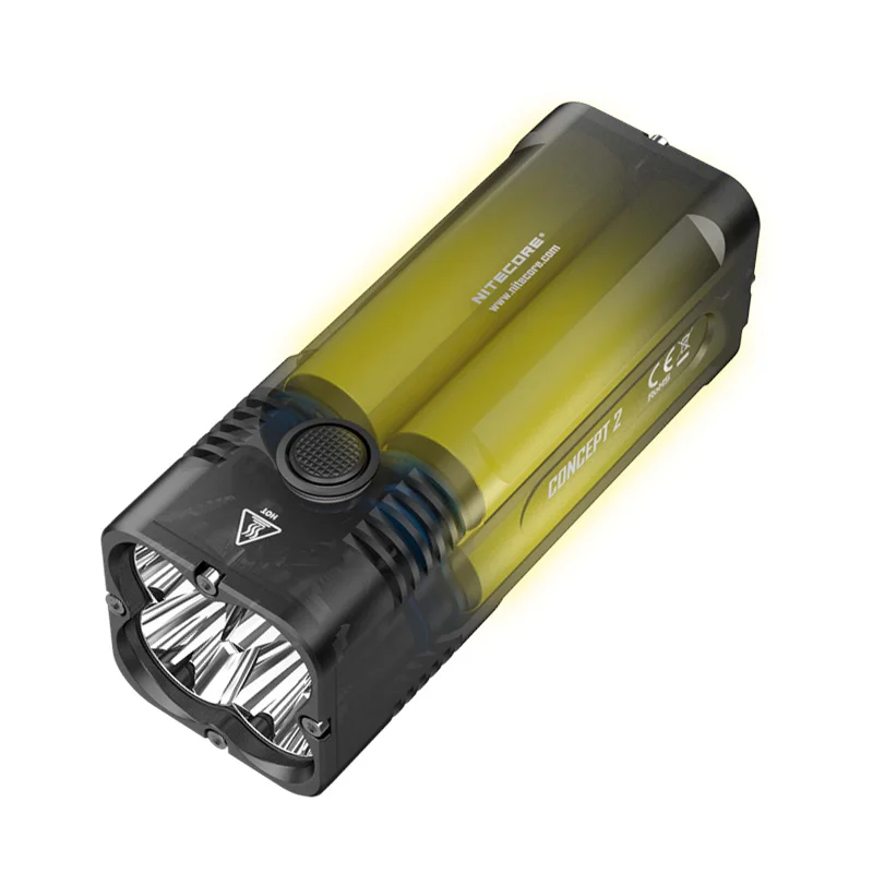 Фонарь с аккумулятором NITECORE, 2, C2, 4* CREE XHP35, HD, Макс., 6500 люмен, 398 м, ручной фонарь со встроенным аккумулятором