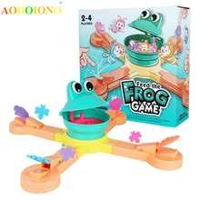 Забавные лягушки для кормления печенья, Детские обучающие игрушки, электрические игрушки, семейные вечерние игрушки для игр