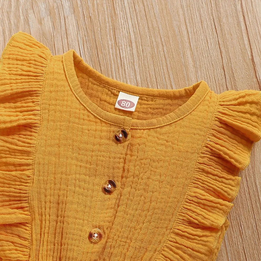 2020 summer baby cotton rompers newborn girl jumpsuit (10)