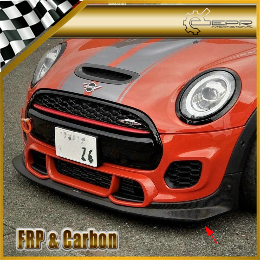 FRP передний бампер для губ для F56 Mini Cooper S DAG стиль стекловолокно передняя губа(JCW только передний бампер