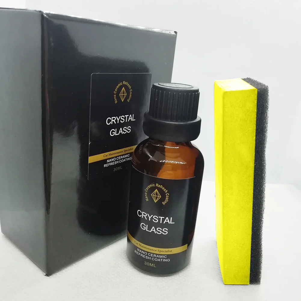 Нано покрытие для автомобильного стекла 30 мл гидрофобное хрустальное жидкость