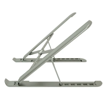 

Laptop Stand 6 Levels of Height Adjustable Notebook Holder Aluminum Laptop Riser for Dell HP and Most Tablets