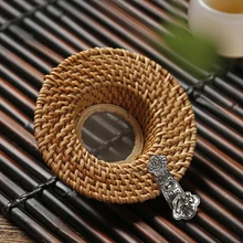 Ситечко для чая из ротанга ситечко для чая утечка чайный набор кунг-фу бамбуковое дерево чайная церемония фильтр Чайная Воронка пузырьковый чайный сепаратор