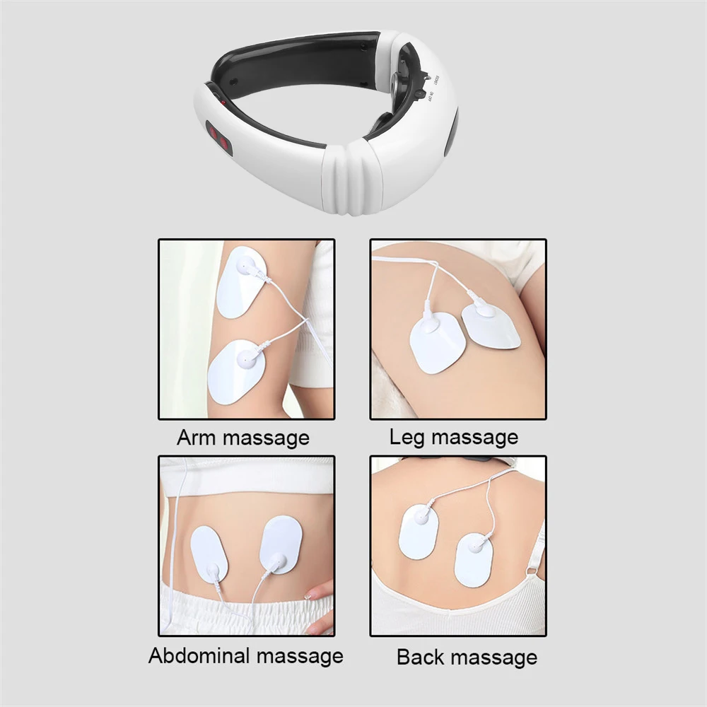 Electric Pulse Neck Massager Infrared Pain Reliever - Don Shopping