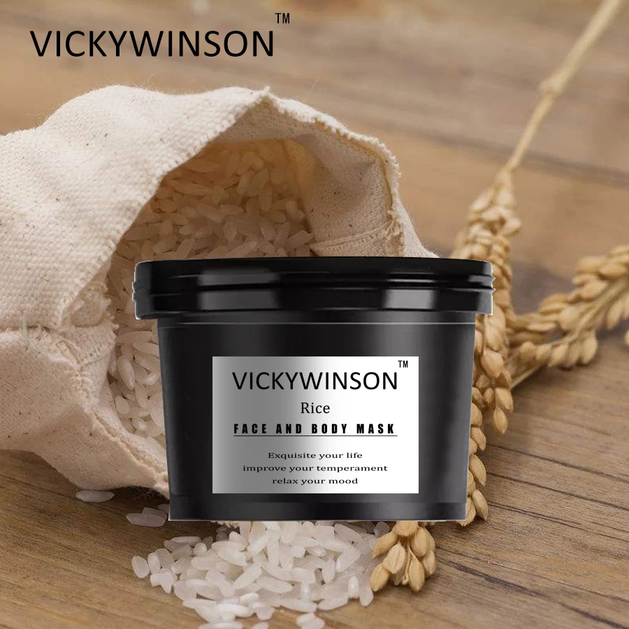 Rice facial and body scrub mask 50g handmade and natural Promote skin