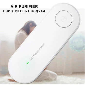 

Air Purifier True HEPA Filters Compact Desktop Purifiers Filtration Night Light Air Cleaner Ozonizer Air For Home Office Car New