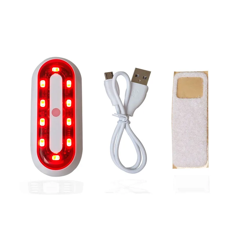 Светодиодный ночник для мотоциклетного шлема с USB зарядкой умная световая полоса