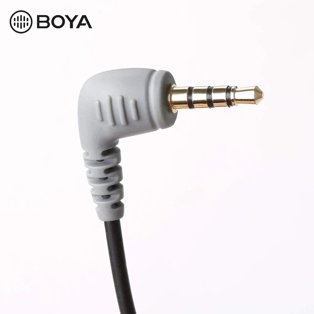 BOYA BY CIP2 3 5 мм TRRS до TRS Кабель адаптер для iPhone iPad iPod смартфон WM5 WM6 WM8 аксессуары