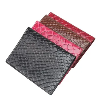 

New Arrivals Snake Patterned PU Leather Passport Holder Women Fashion Retro Solid Travel Passport Cover unisex Card holder Case