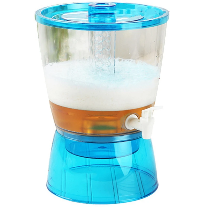 

6.5L Large Capacity Cold Water Bottle Thick Heat-Resistant Juice Flower Tea Pot Beer Pot Ice Water Bottle Household Small Wate