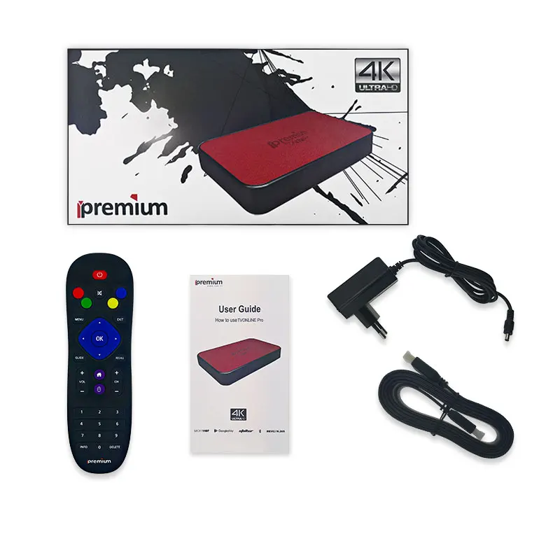 IPremium Android tv Box+ 1 год IPTV испанский 4000Live+ 4000VOD Wifi 4K BT4.0 Smart IP tv Box Европа французский арабский Португалия IP tv