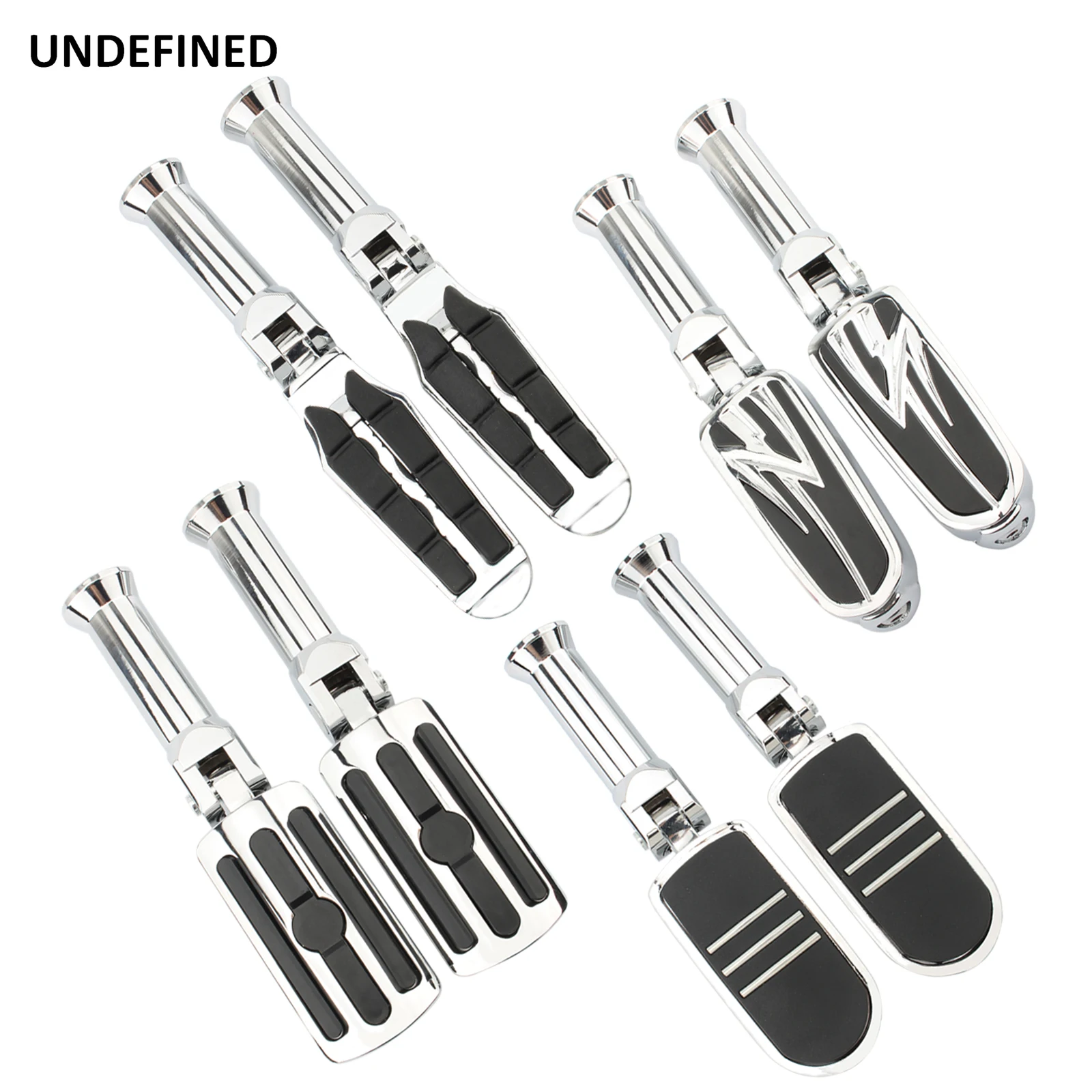 

Softail Foot Pegs Rear Passenger Footrest Support Kit for Harley Softail Breakout Fatboy Street Bob Sport Glide Deluxe 2018-2021