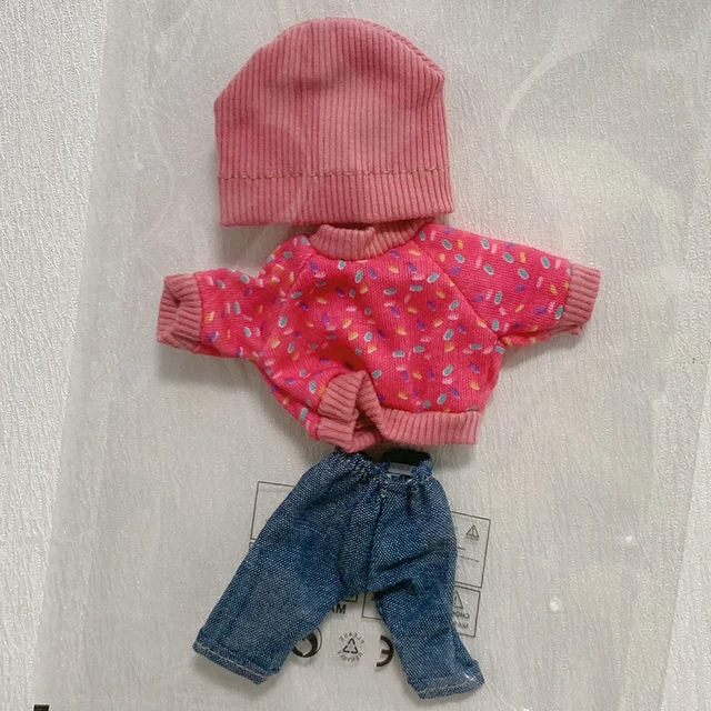 6 inch Bjd Doll Clothes For Dolls 16cm Toys Wedding Dress Spring Summer Autumn Winter Season Clothing Suit Furs For Girls 15cm winter