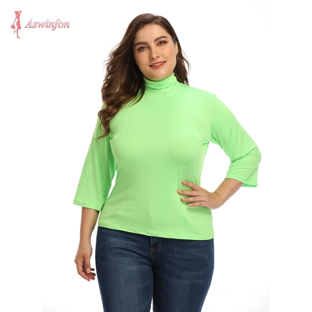 Plus size quarter sleeve shirts Clearance