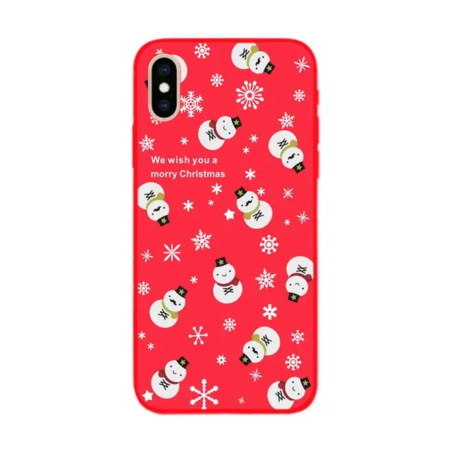 Рождественский подарок чехол для iPhone 11 pro Чехол для iPhone 6 6s 7 8 plus Мягкий силиконовый чехол apple x xr xs max ТПУ чехол s - Цвет: 2