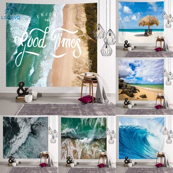 

Background Fabric Valance Tapestry Wall Hanging Beautiful surf beach Bedroom Living Room Blanket Yoga Beach Towel Tablecloth