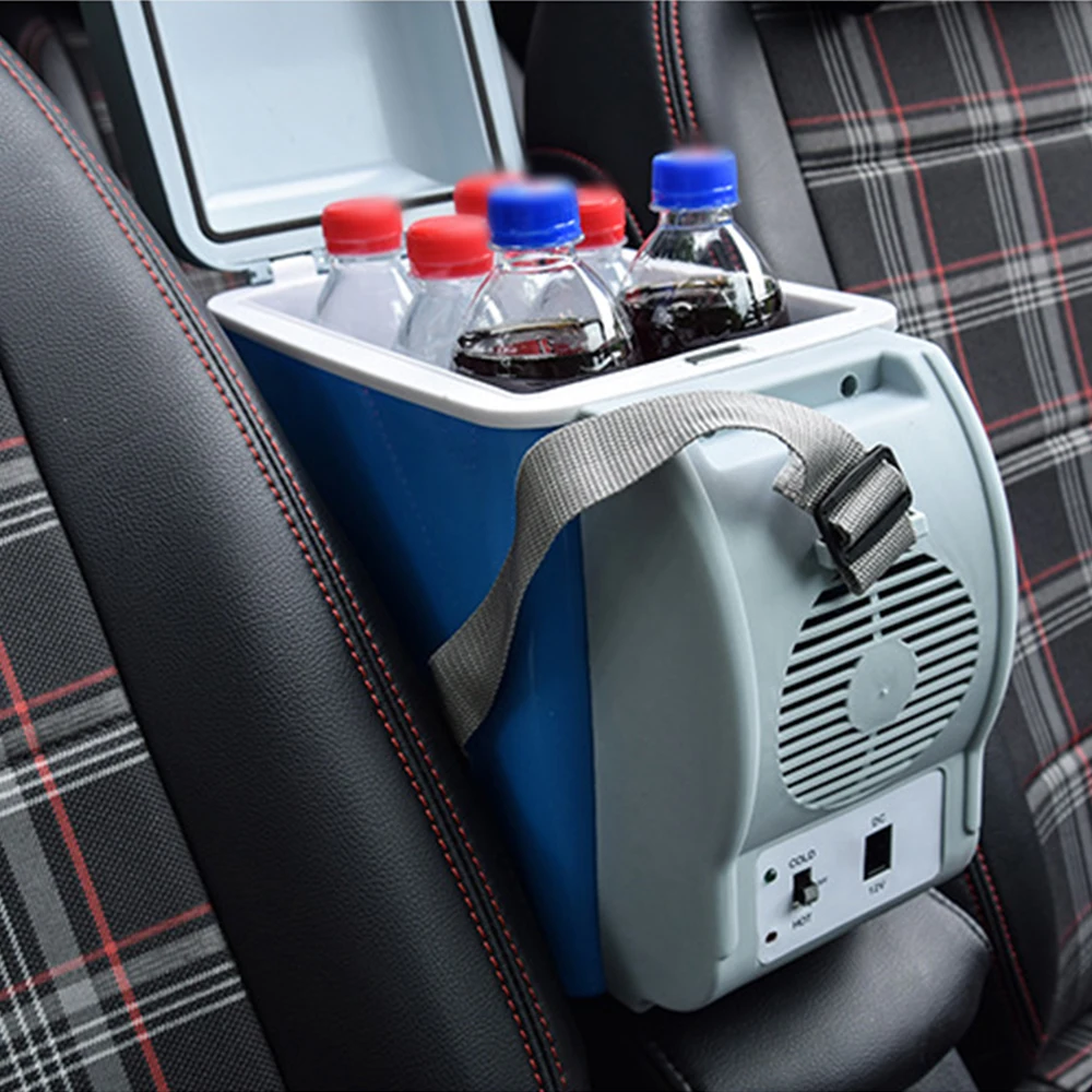 12V Car Refrigerator 7.5L Mini Portable Car Fridge & Warmer for Road Trip Travel Camping Fishing mini fridge for car