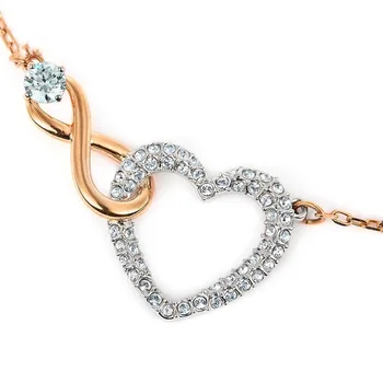 

High quality SWA. Elegant 8-character love bracelet infinite love romantic female Necklace